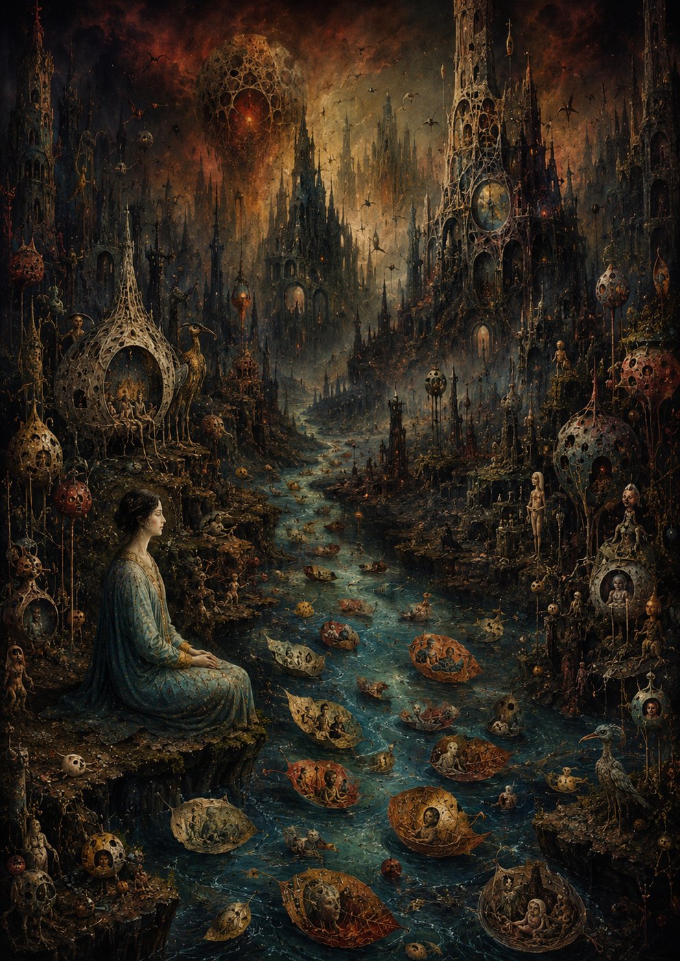 ACT poster — Leaves on the stream (chatgpt-020646)