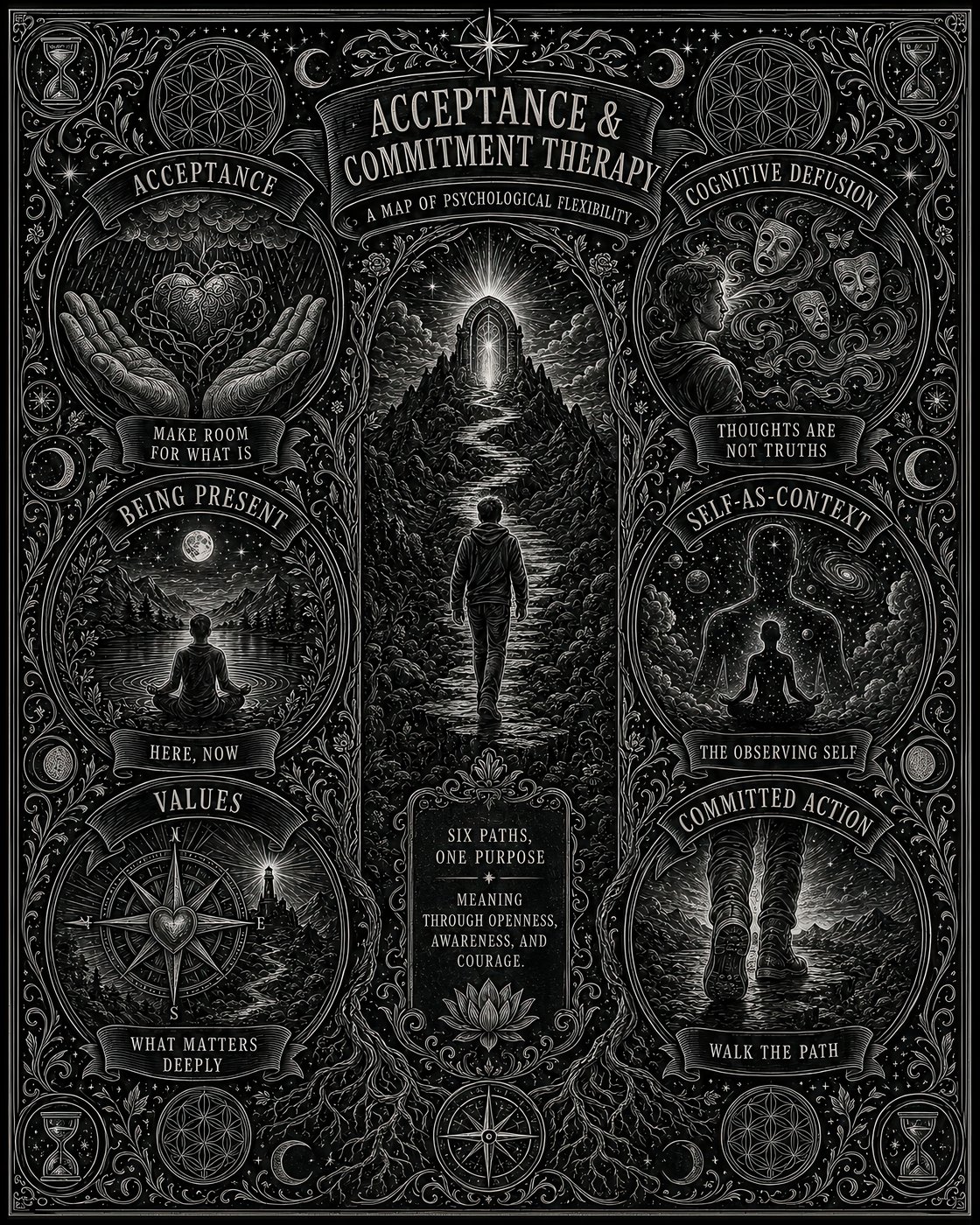 ACT poster — Hexaflex — grimoire map